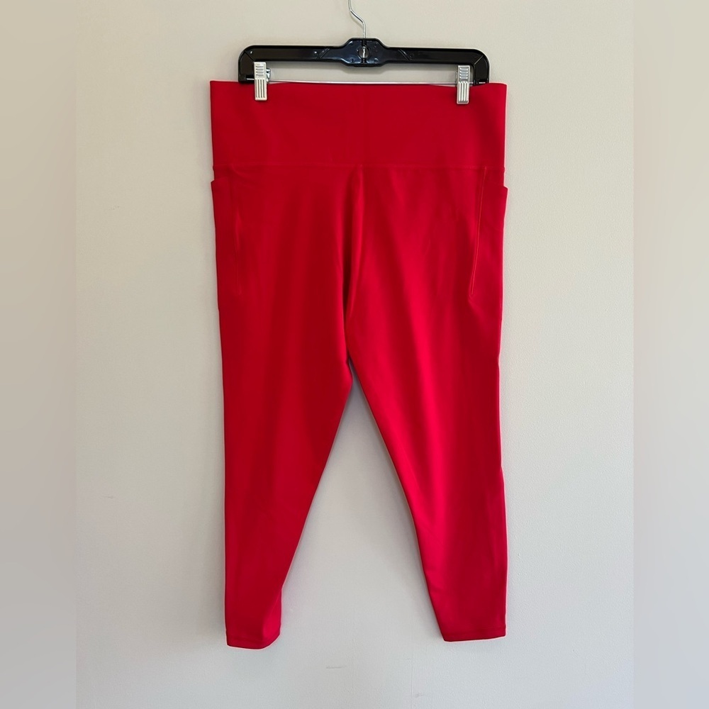 ATHLETA Salutation Stash High Rise Full Length Legging in Cardinal, size 1X